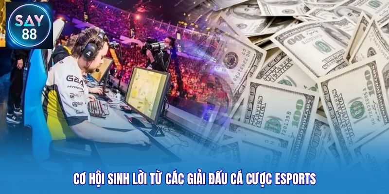 Cơ hội sinh lời từ các giải đấu cá cược esports