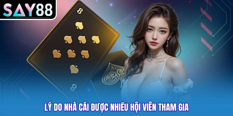 Lý do nhà cái được nhiều hội viên tham gia