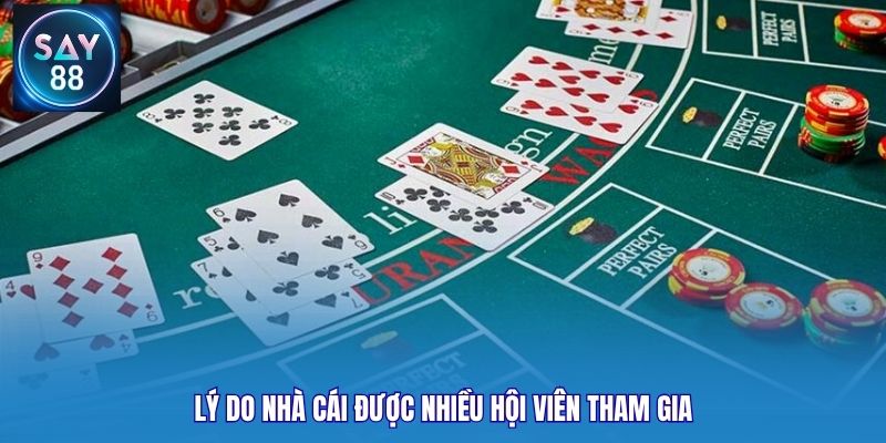 Lý do nhà cái được nhiều hội viên tham gia