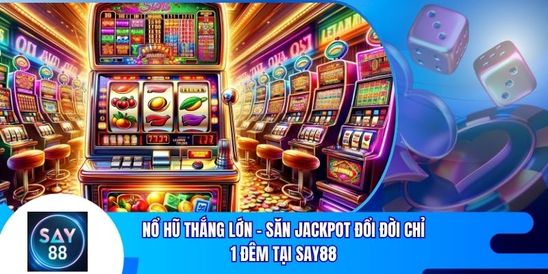 Nổ Hũ Thắng Lớn - Săn Jackpot Đổi Đời Chỉ 1 Đêm Tại Say88