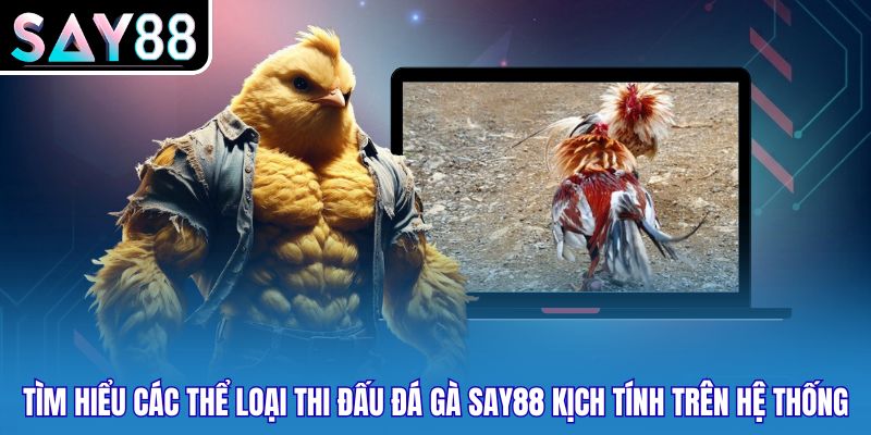 Tìm hiểu các thể loại thi đấu đá gà Say88 kịch tính trên hệ thống